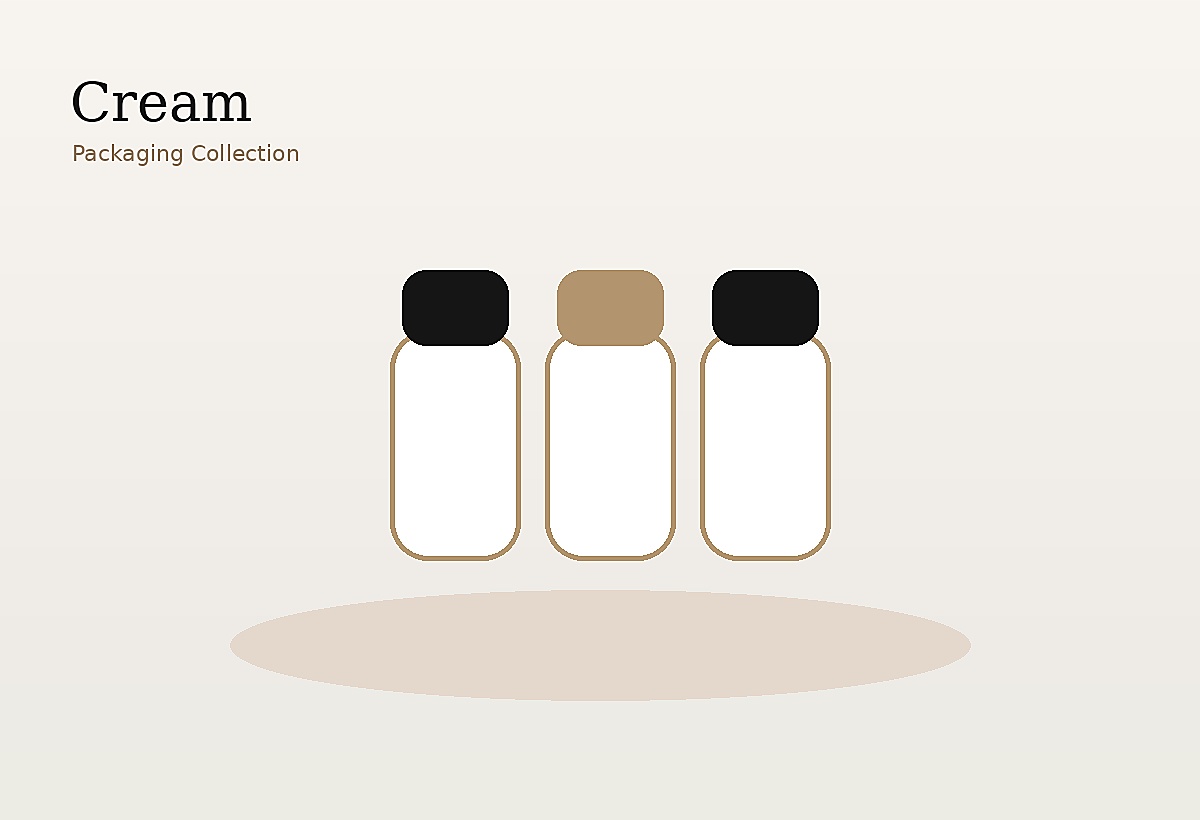 Cream Products Packaging
