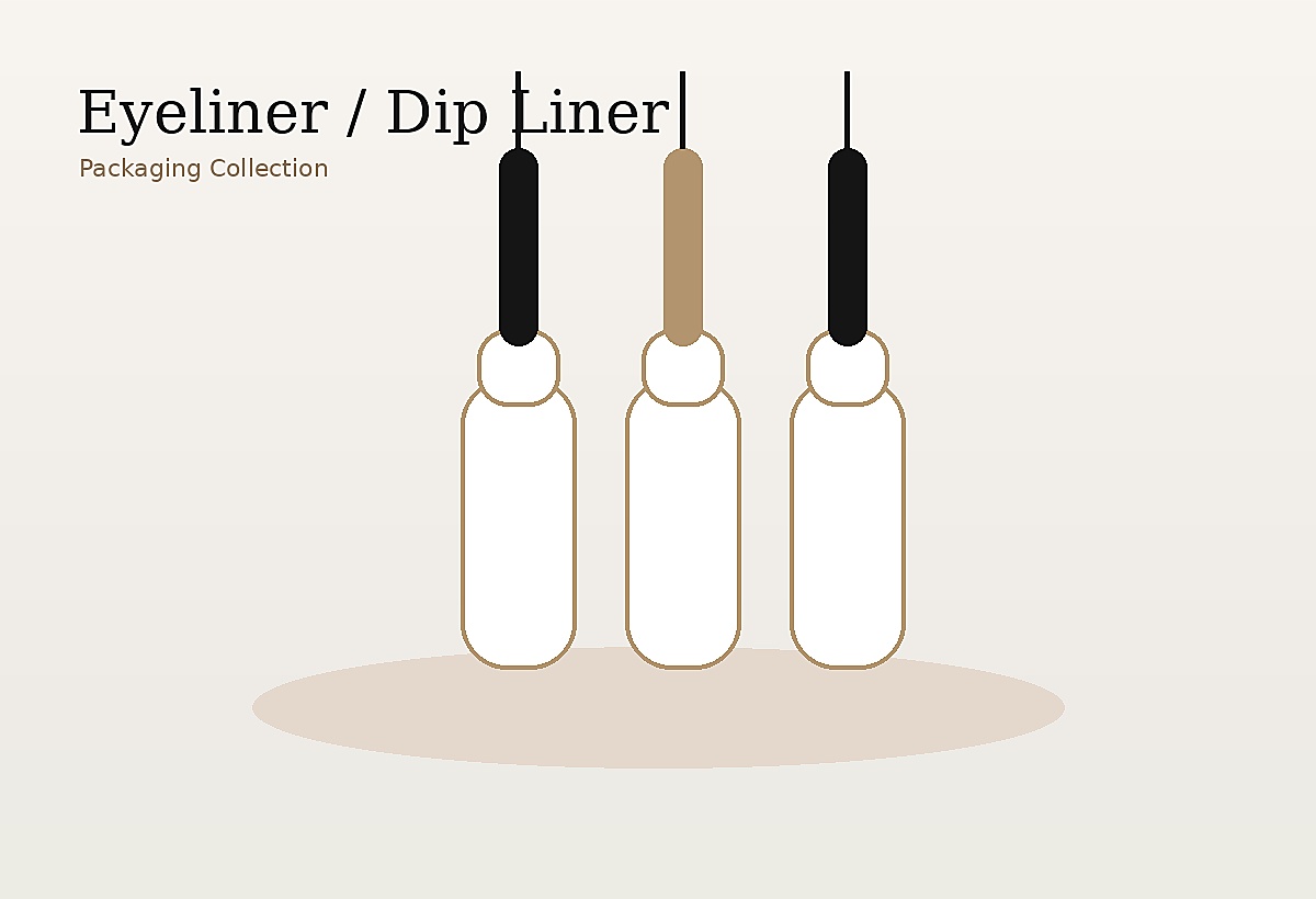 Eyeliner / Dip liner Packaging